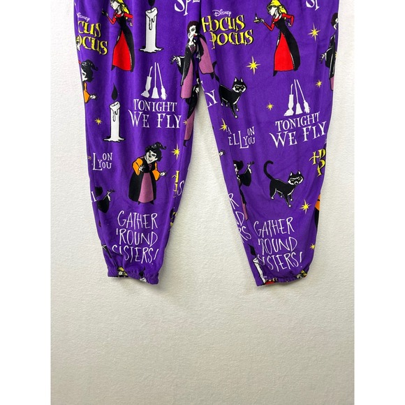 Disney Hocus Pocus Purple Characters Spells Pajama Pants Women's XL 16-18 - Picture 5 of 9
